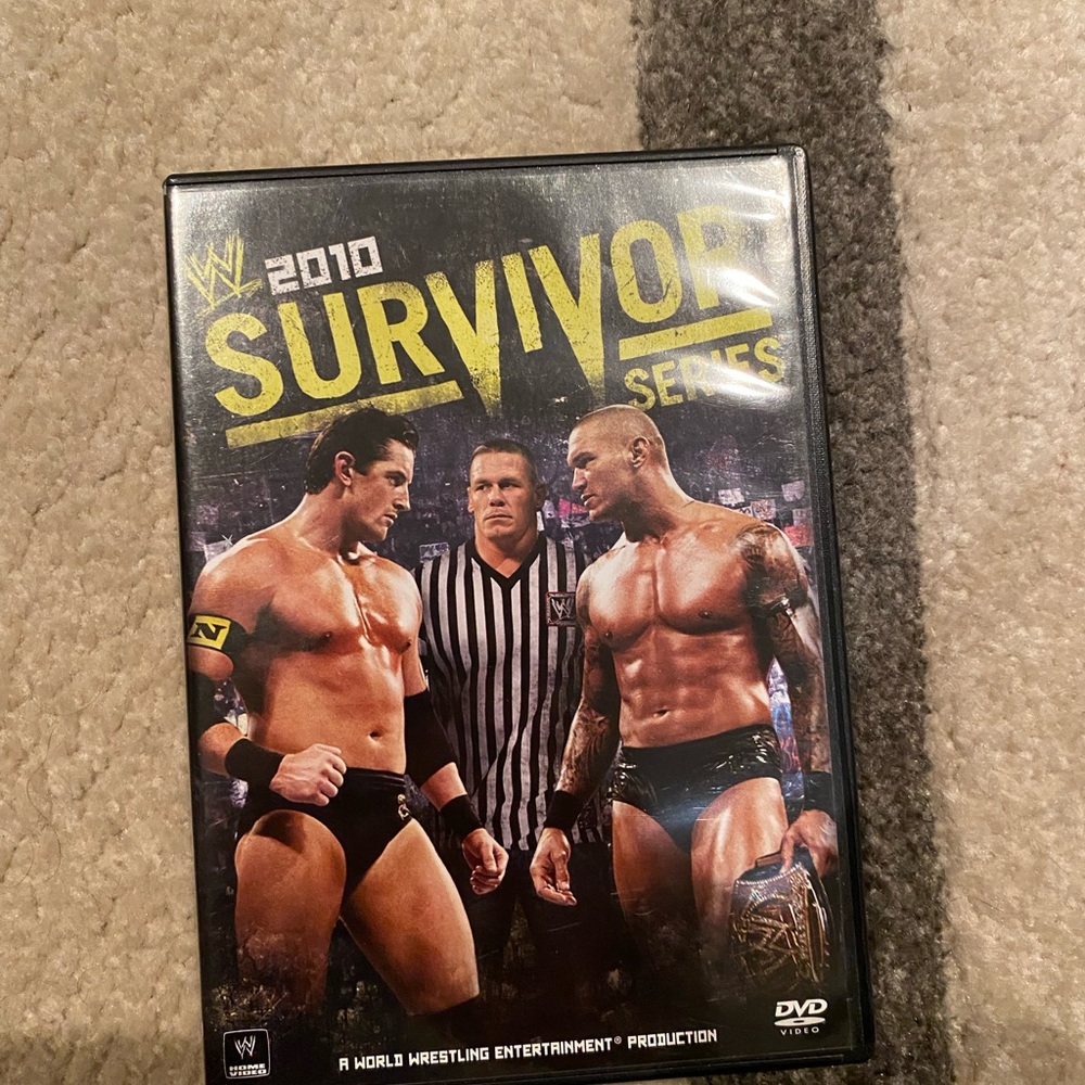 WWE Survivor Series 2010 DVD - Black and Yellow